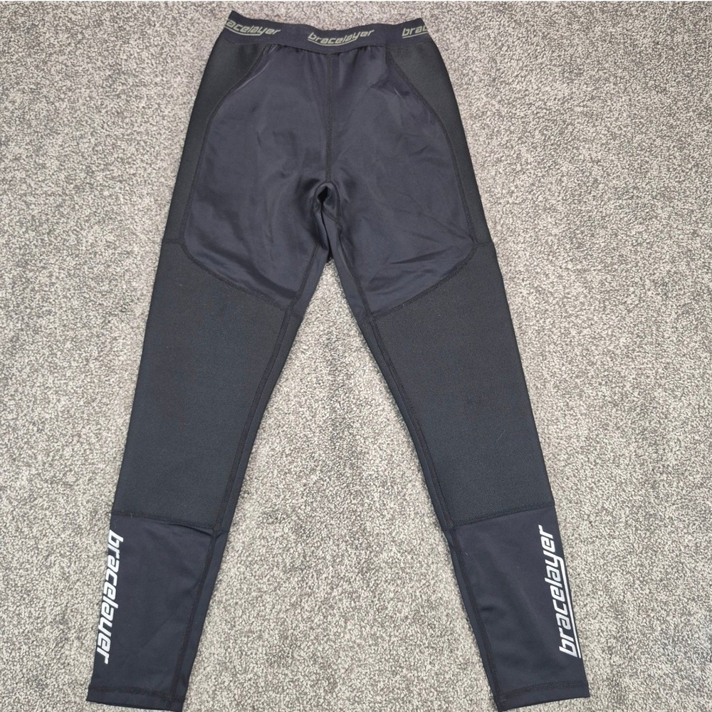 Bracelayer Knee Support Compression Pants Womens‎ Large Black Athletic